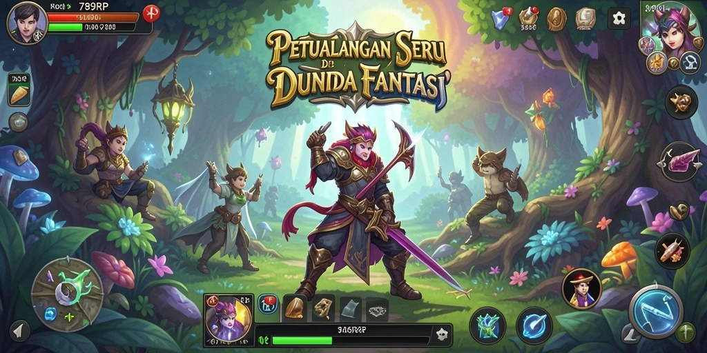 Tampilan gameplay 789RP yang seru dan menantang.