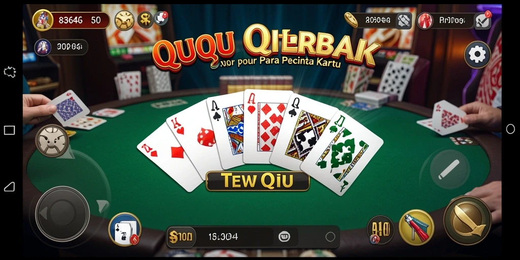 Screenshot dari gameplay seru QiuQiu di 8364.