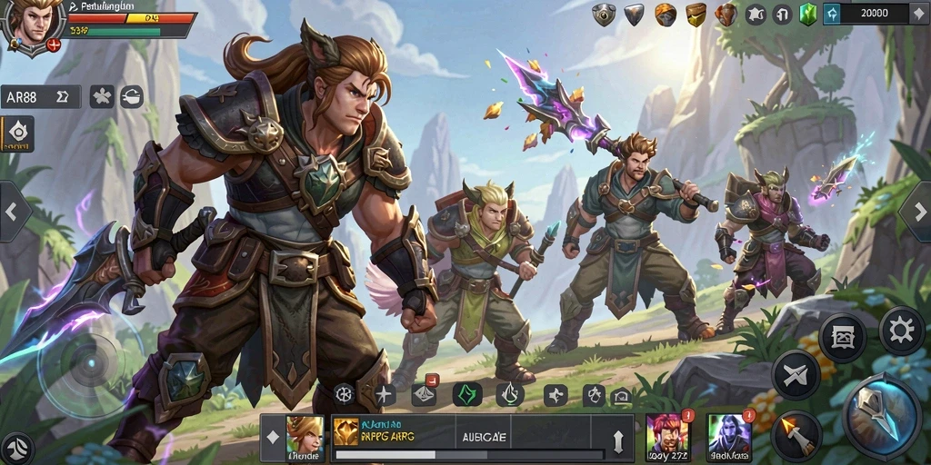 Tampilan dinamis gameplay AJR88 yang mendebarkan.