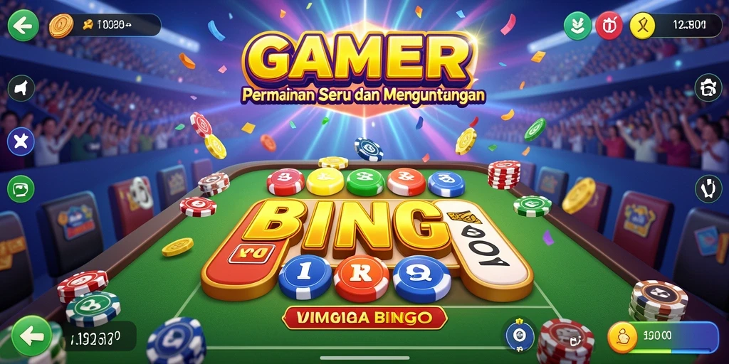 Screenshot gameplay Bingo GAMERP yang menarik dan interaktif.