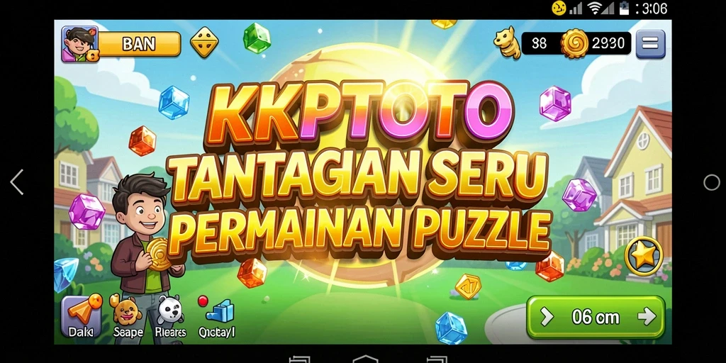 Screenshot KPKTOTO menampilkan gameplay menantang dalam permainan Puzzle.