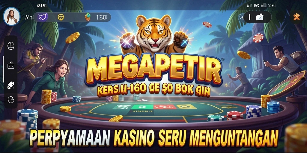 Tampilan gameplay MEGAPETIR yang menarik dan seru.