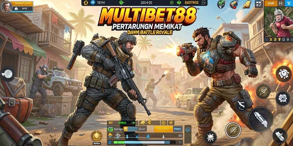 Gameplay seru MULTIBET88 dalam aksi Battle Royale.