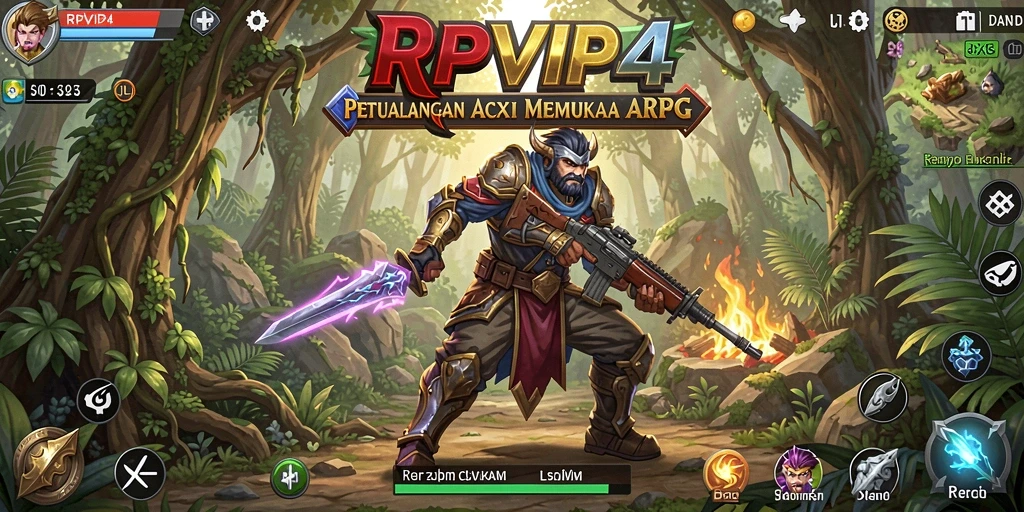 Tampilan gameplay penuh aksi dalam RPVIP4 yang mencengangkan.